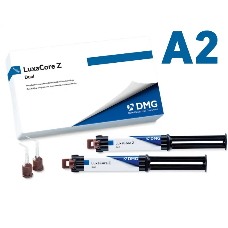 DMG LuxaCore Z-Dual: 2 X Syringes @ 9g Shade A2