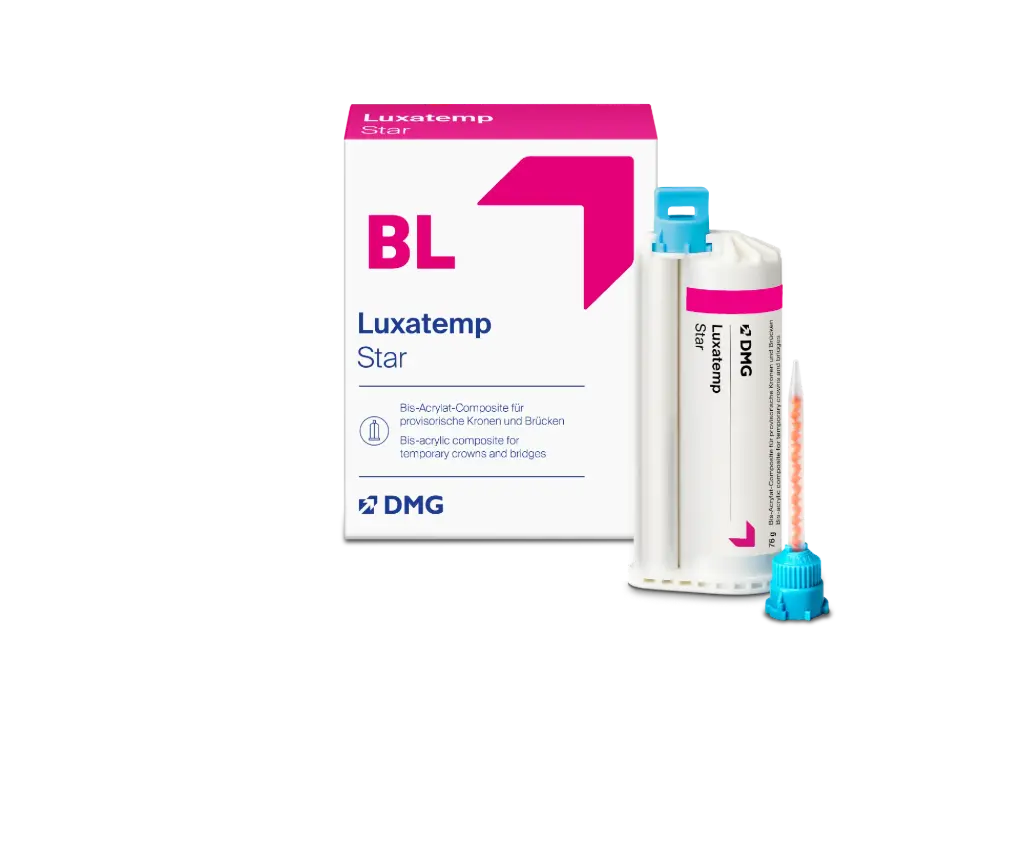 DMG Luxatemp Star 1 X Catridge @ 76g Bleach Light