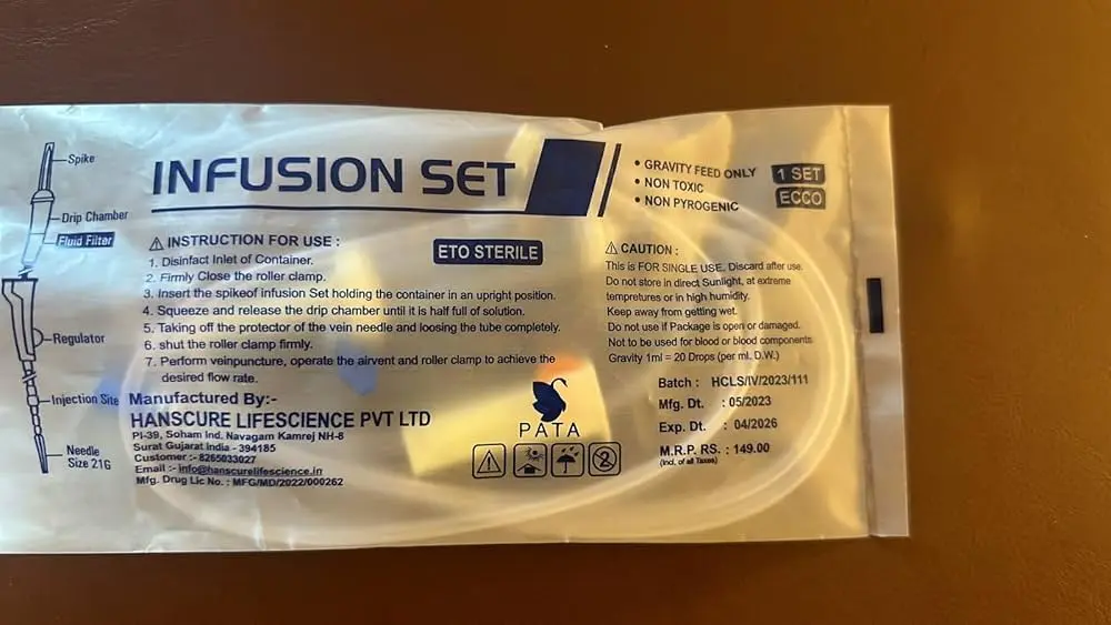 INFUSION SET PACK