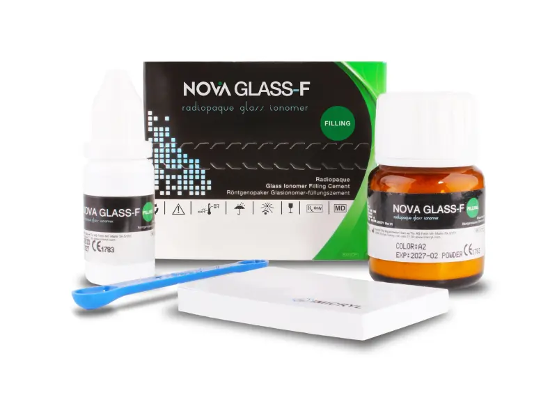 Imicryl NOVA GLASS-F Glass Ionomer Filling Cement 15GR/10ML